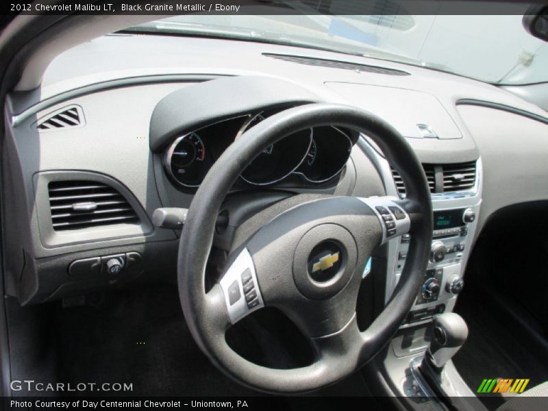 Black Granite Metallic / Ebony 2012 Chevrolet Malibu LT