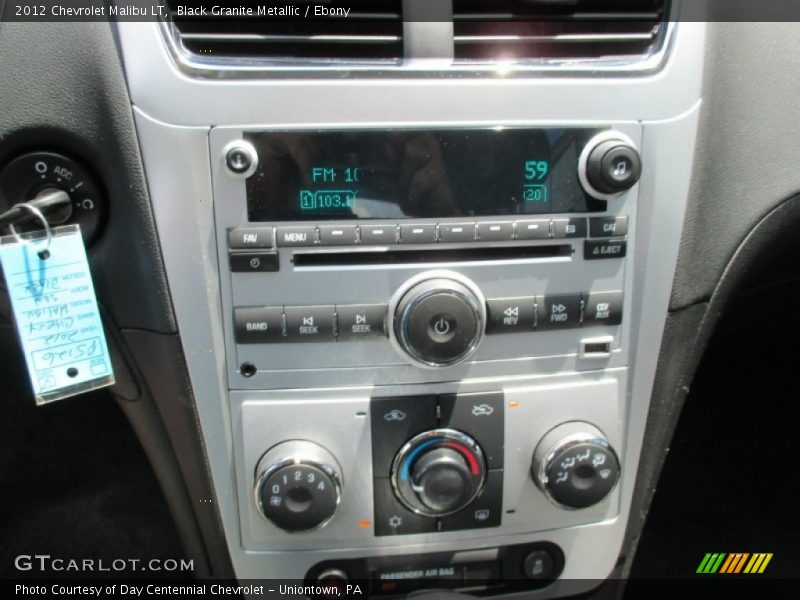 Black Granite Metallic / Ebony 2012 Chevrolet Malibu LT