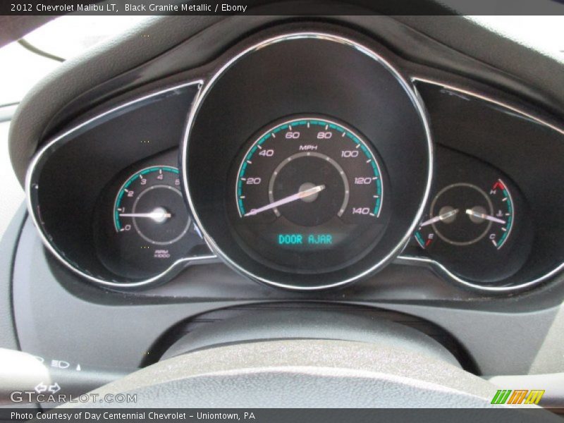 Black Granite Metallic / Ebony 2012 Chevrolet Malibu LT