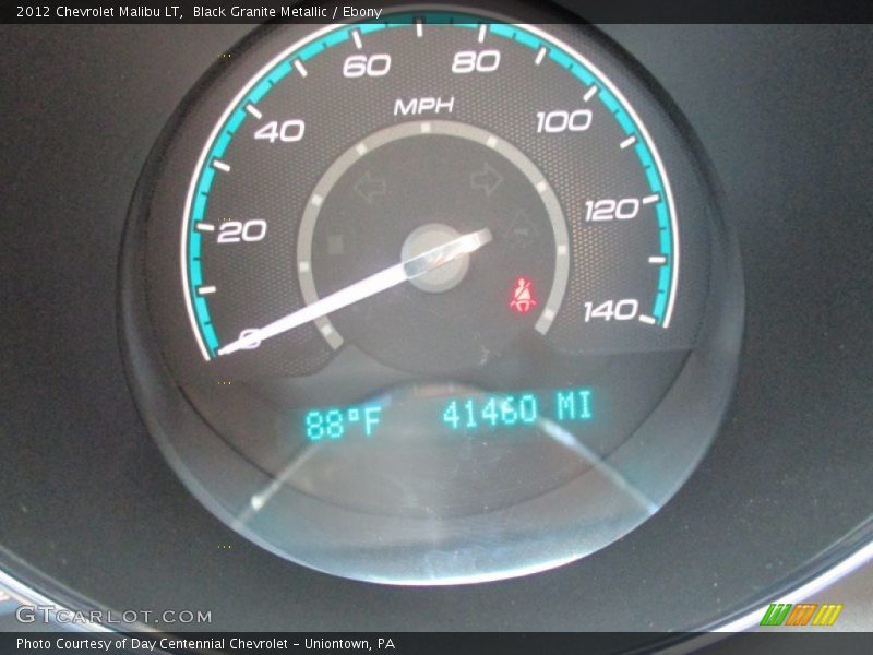 Black Granite Metallic / Ebony 2012 Chevrolet Malibu LT