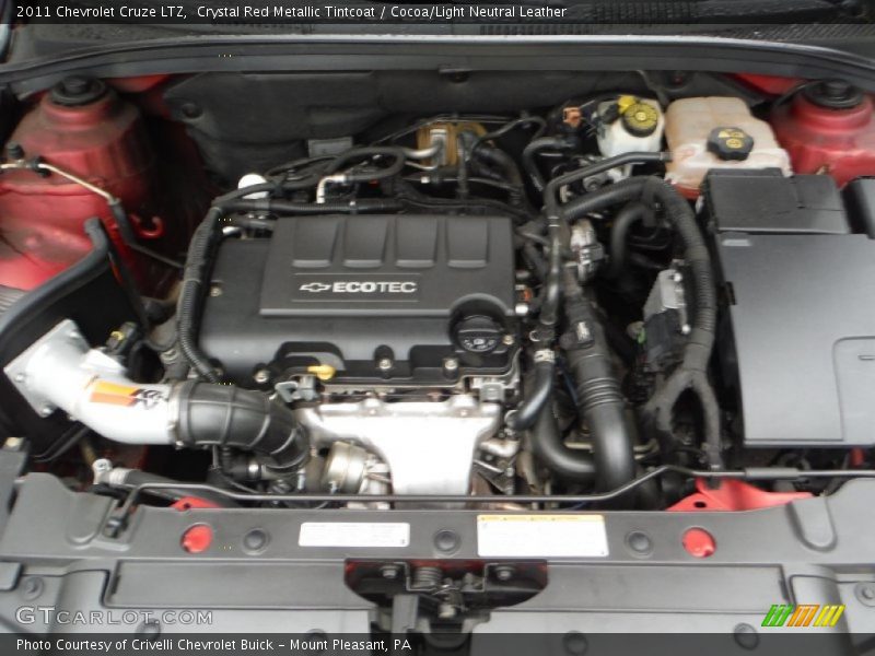 Crystal Red Metallic Tintcoat / Cocoa/Light Neutral Leather 2011 Chevrolet Cruze LTZ