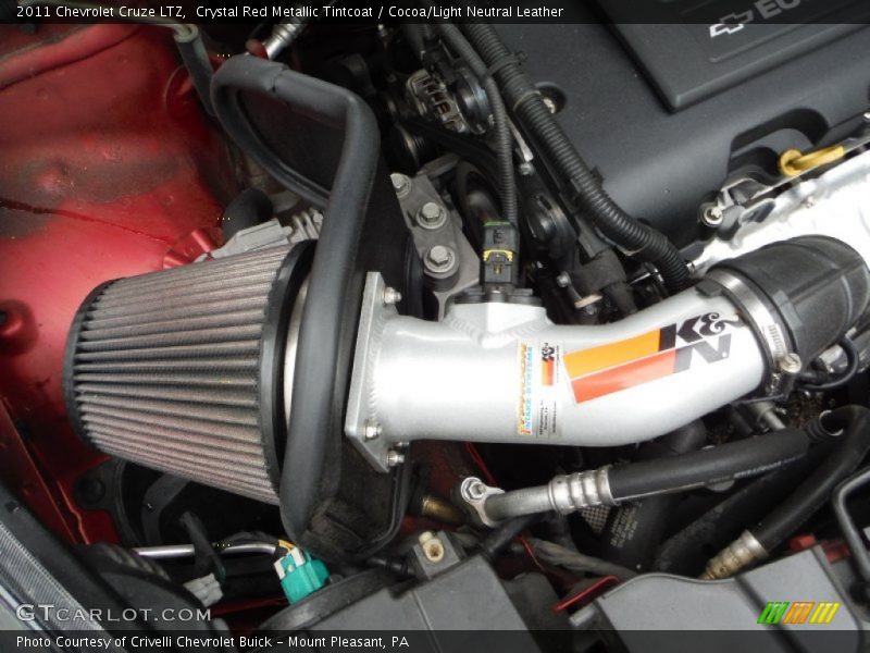 Crystal Red Metallic Tintcoat / Cocoa/Light Neutral Leather 2011 Chevrolet Cruze LTZ