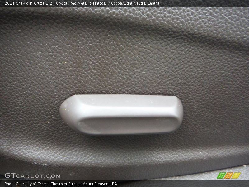 Crystal Red Metallic Tintcoat / Cocoa/Light Neutral Leather 2011 Chevrolet Cruze LTZ