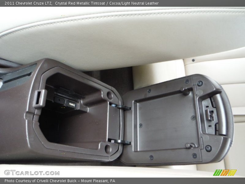 Crystal Red Metallic Tintcoat / Cocoa/Light Neutral Leather 2011 Chevrolet Cruze LTZ
