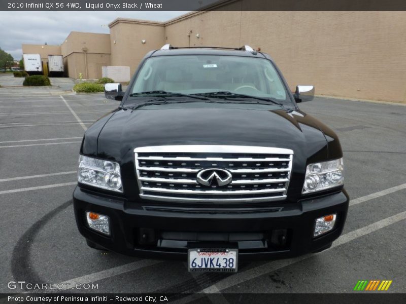 Liquid Onyx Black / Wheat 2010 Infiniti QX 56 4WD