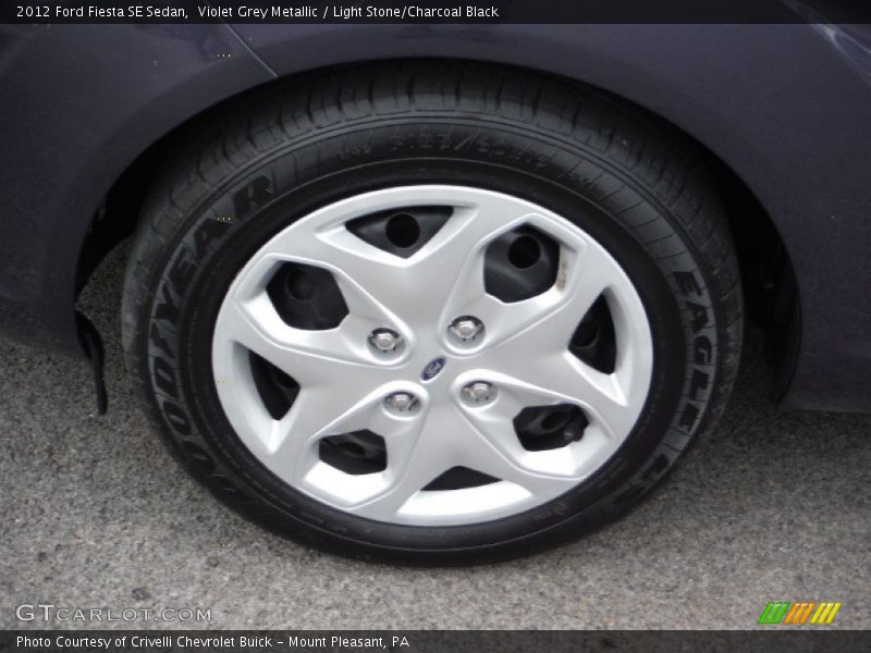 Violet Grey Metallic / Light Stone/Charcoal Black 2012 Ford Fiesta SE Sedan