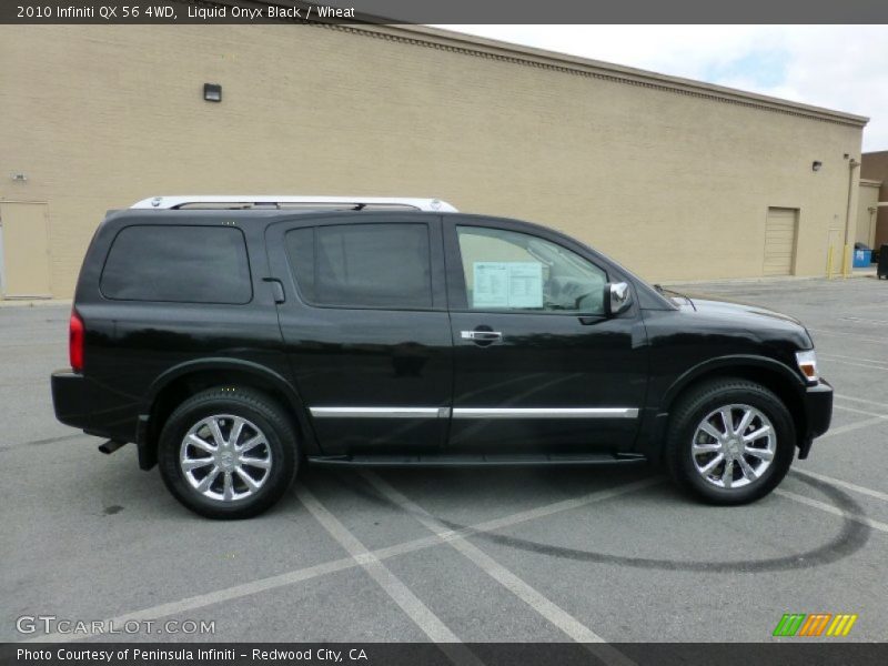 Liquid Onyx Black / Wheat 2010 Infiniti QX 56 4WD