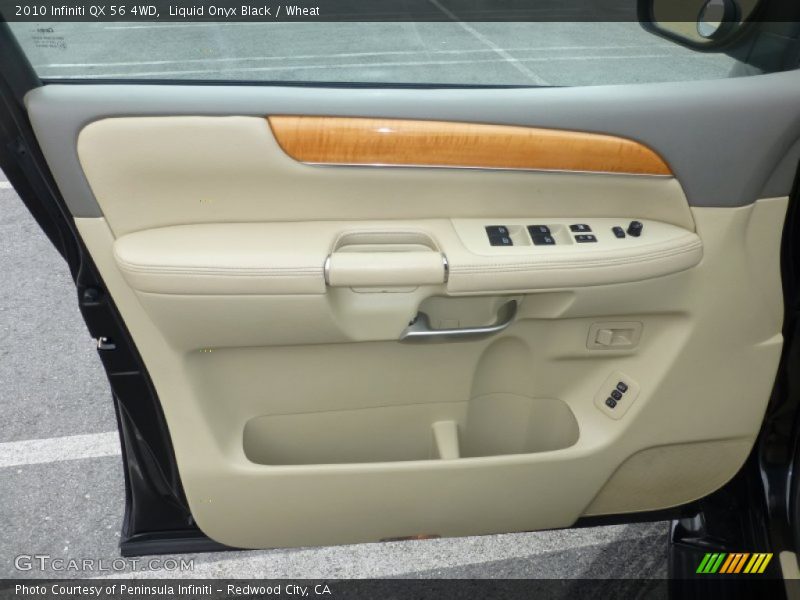 Liquid Onyx Black / Wheat 2010 Infiniti QX 56 4WD
