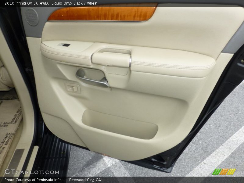 Liquid Onyx Black / Wheat 2010 Infiniti QX 56 4WD