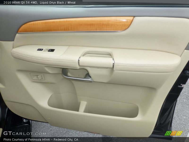 Liquid Onyx Black / Wheat 2010 Infiniti QX 56 4WD