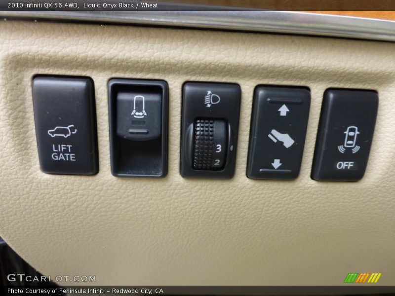 Liquid Onyx Black / Wheat 2010 Infiniti QX 56 4WD