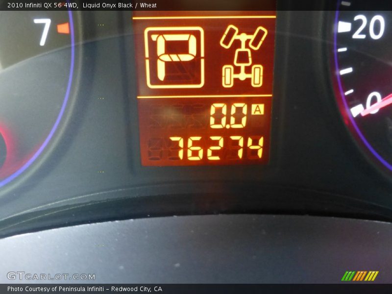 Liquid Onyx Black / Wheat 2010 Infiniti QX 56 4WD