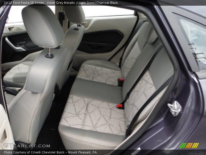 Violet Grey Metallic / Light Stone/Charcoal Black 2012 Ford Fiesta SE Sedan