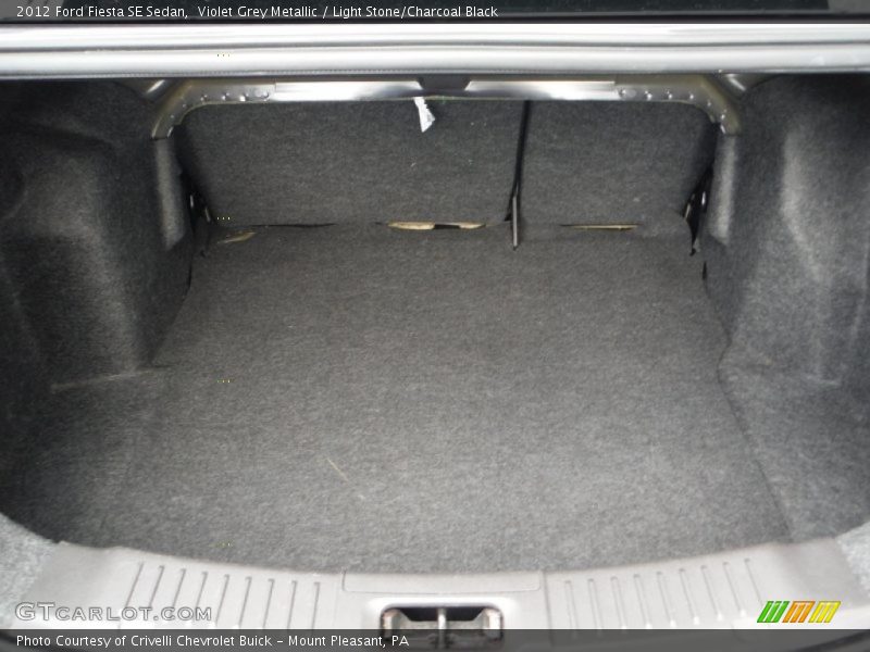Violet Grey Metallic / Light Stone/Charcoal Black 2012 Ford Fiesta SE Sedan