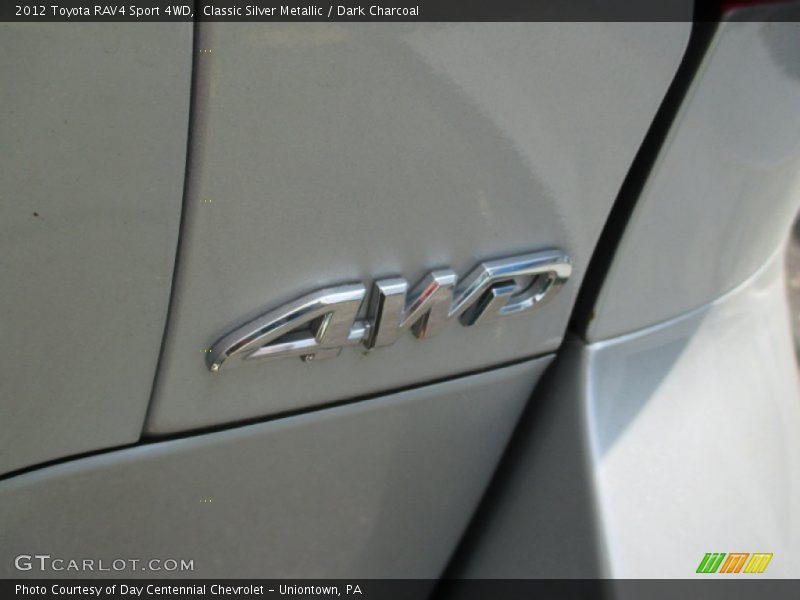 Classic Silver Metallic / Dark Charcoal 2012 Toyota RAV4 Sport 4WD