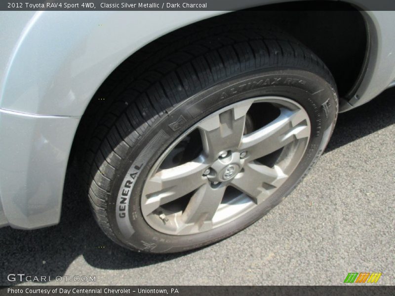 Classic Silver Metallic / Dark Charcoal 2012 Toyota RAV4 Sport 4WD