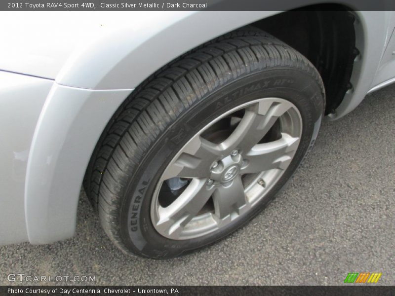 Classic Silver Metallic / Dark Charcoal 2012 Toyota RAV4 Sport 4WD