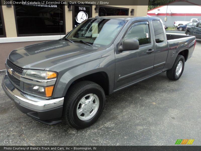 Dark Gray Metallic / Ebony 2008 Chevrolet Colorado LT Extended Cab