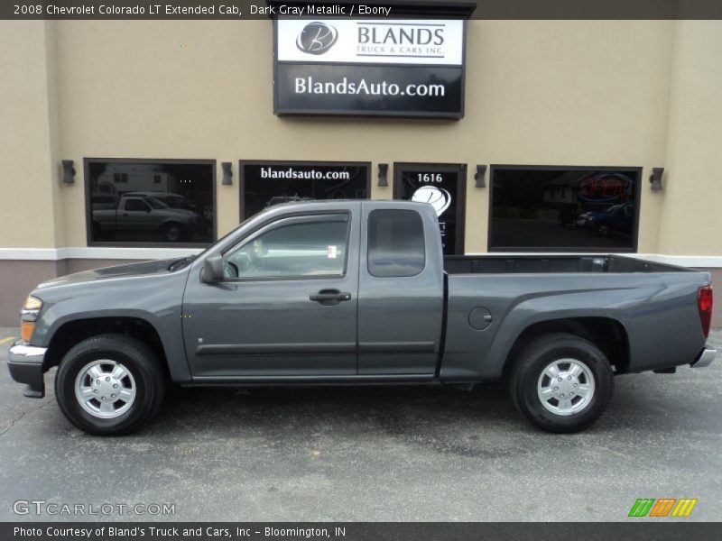 Dark Gray Metallic / Ebony 2008 Chevrolet Colorado LT Extended Cab