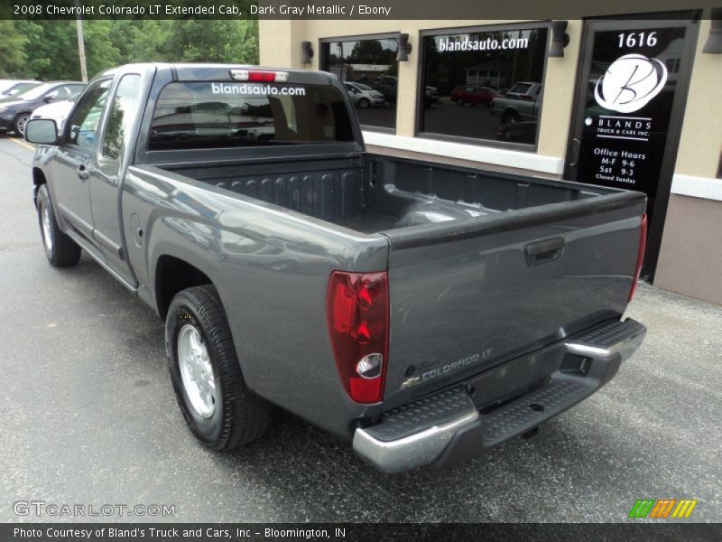 Dark Gray Metallic / Ebony 2008 Chevrolet Colorado LT Extended Cab