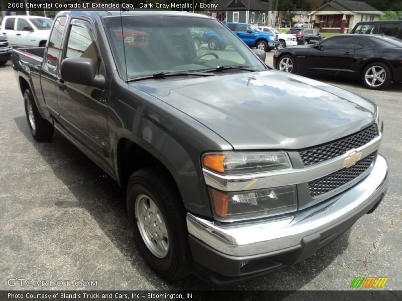 Dark Gray Metallic / Ebony 2008 Chevrolet Colorado LT Extended Cab