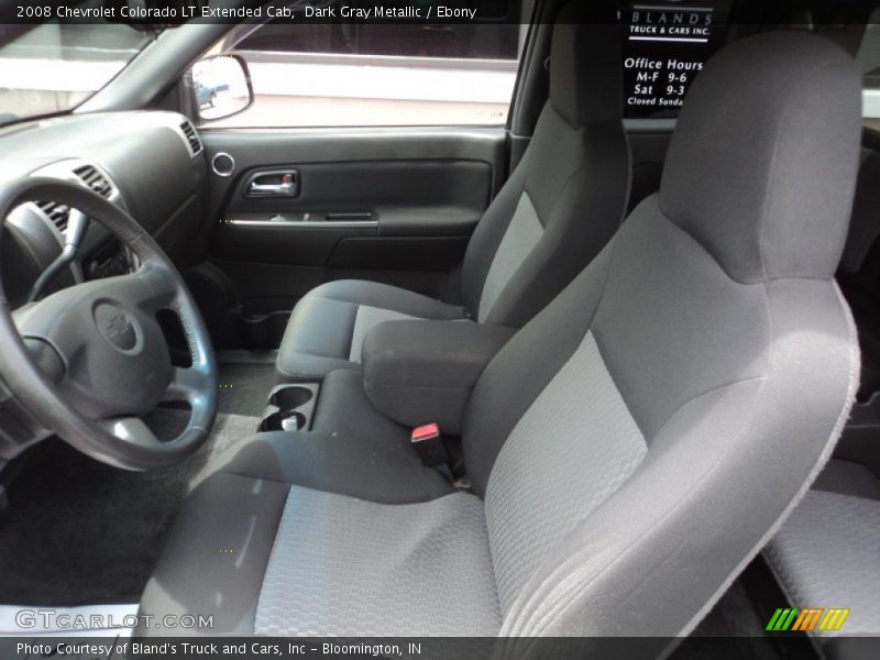 Dark Gray Metallic / Ebony 2008 Chevrolet Colorado LT Extended Cab