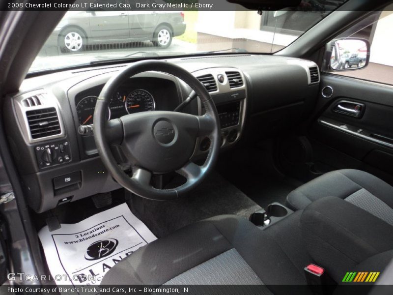 Dark Gray Metallic / Ebony 2008 Chevrolet Colorado LT Extended Cab