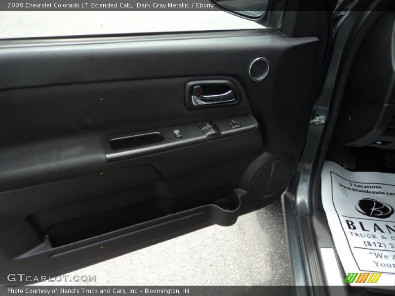 Dark Gray Metallic / Ebony 2008 Chevrolet Colorado LT Extended Cab