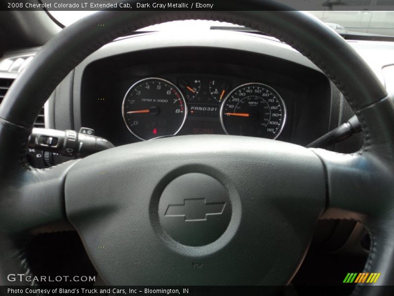 Dark Gray Metallic / Ebony 2008 Chevrolet Colorado LT Extended Cab