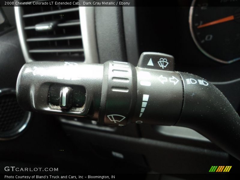 Dark Gray Metallic / Ebony 2008 Chevrolet Colorado LT Extended Cab