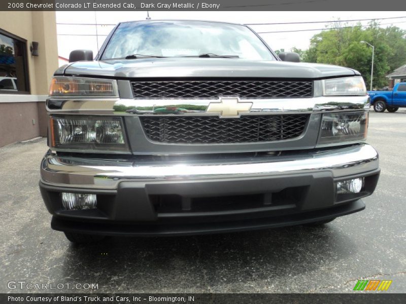 Dark Gray Metallic / Ebony 2008 Chevrolet Colorado LT Extended Cab