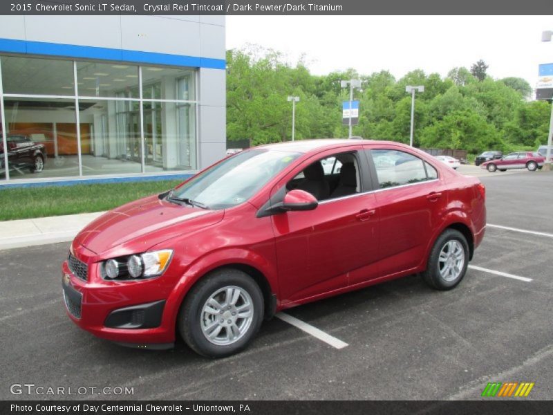 Crystal Red Tintcoat / Dark Pewter/Dark Titanium 2015 Chevrolet Sonic LT Sedan