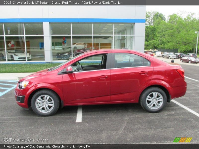 Crystal Red Tintcoat / Dark Pewter/Dark Titanium 2015 Chevrolet Sonic LT Sedan