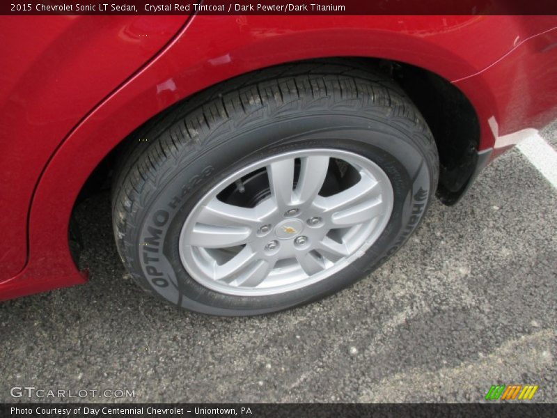 Crystal Red Tintcoat / Dark Pewter/Dark Titanium 2015 Chevrolet Sonic LT Sedan