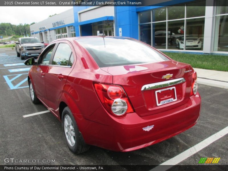 Crystal Red Tintcoat / Dark Pewter/Dark Titanium 2015 Chevrolet Sonic LT Sedan