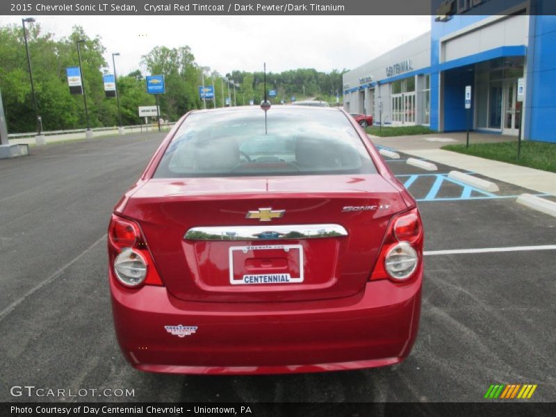 Crystal Red Tintcoat / Dark Pewter/Dark Titanium 2015 Chevrolet Sonic LT Sedan