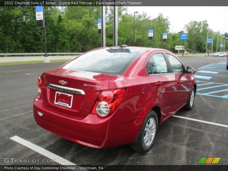 Crystal Red Tintcoat / Dark Pewter/Dark Titanium 2015 Chevrolet Sonic LT Sedan