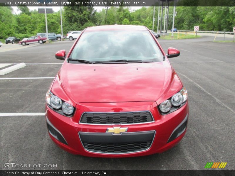 Crystal Red Tintcoat / Dark Pewter/Dark Titanium 2015 Chevrolet Sonic LT Sedan