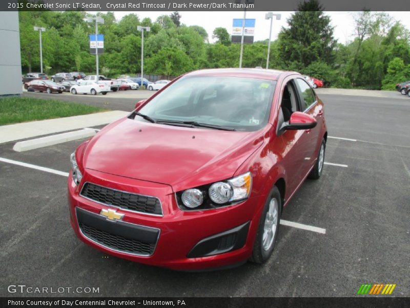 Crystal Red Tintcoat / Dark Pewter/Dark Titanium 2015 Chevrolet Sonic LT Sedan