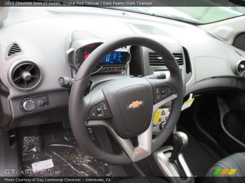 Crystal Red Tintcoat / Dark Pewter/Dark Titanium 2015 Chevrolet Sonic LT Sedan