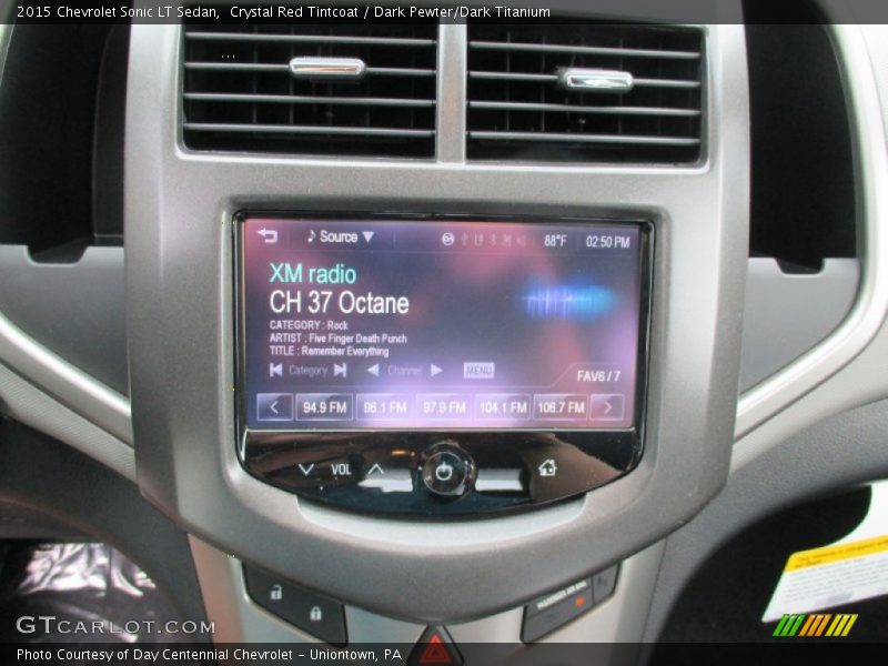 Crystal Red Tintcoat / Dark Pewter/Dark Titanium 2015 Chevrolet Sonic LT Sedan