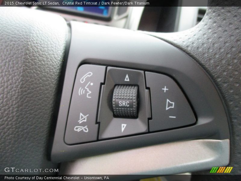Crystal Red Tintcoat / Dark Pewter/Dark Titanium 2015 Chevrolet Sonic LT Sedan
