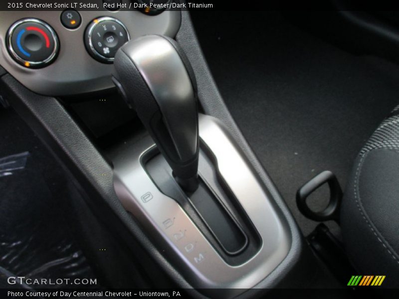 Red Hot / Dark Pewter/Dark Titanium 2015 Chevrolet Sonic LT Sedan
