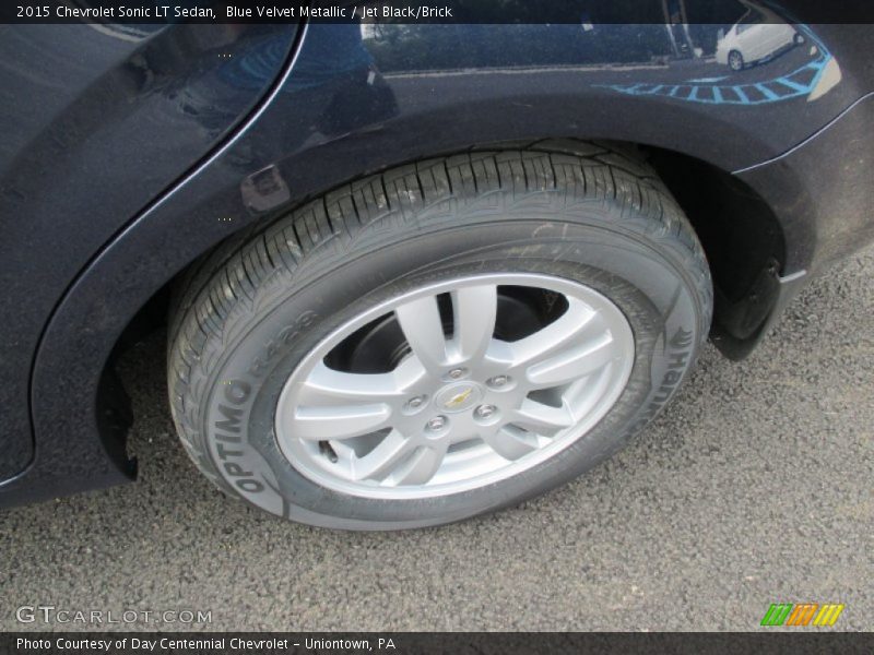 Blue Velvet Metallic / Jet Black/Brick 2015 Chevrolet Sonic LT Sedan