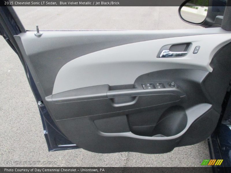 Blue Velvet Metallic / Jet Black/Brick 2015 Chevrolet Sonic LT Sedan