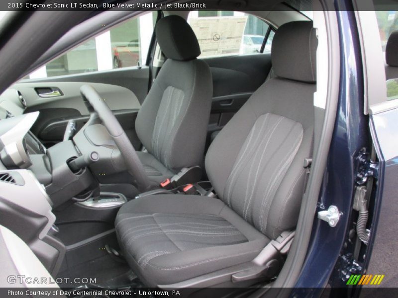 Blue Velvet Metallic / Jet Black/Brick 2015 Chevrolet Sonic LT Sedan