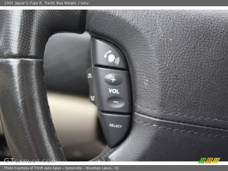 Pacific Blue Metallic / Ivory 2003 Jaguar S-Type R