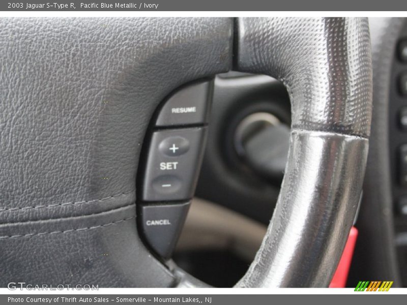 Pacific Blue Metallic / Ivory 2003 Jaguar S-Type R