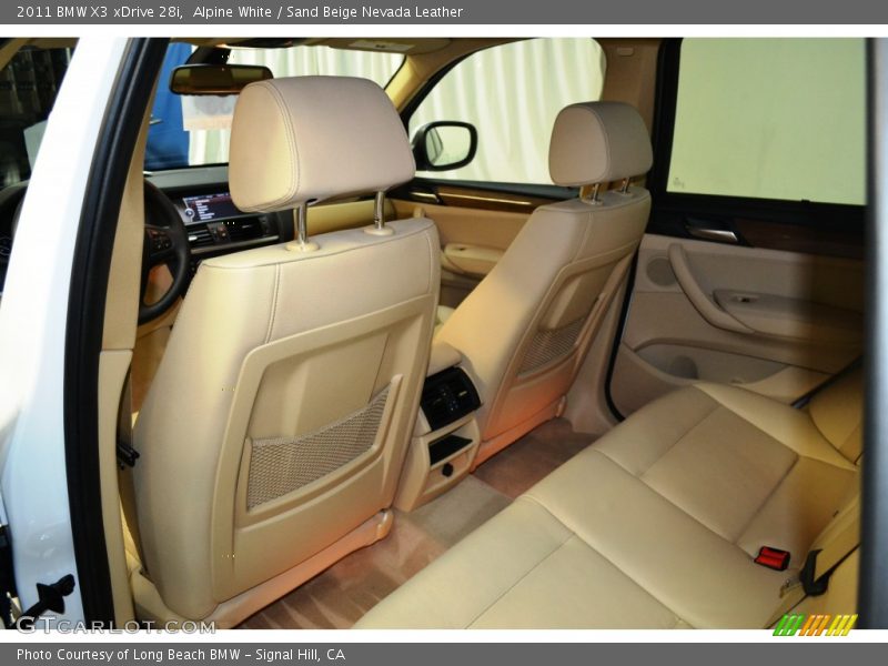 Alpine White / Sand Beige Nevada Leather 2011 BMW X3 xDrive 28i