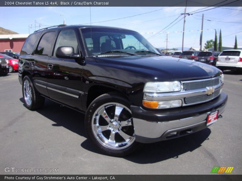 Black / Gray/Dark Charcoal 2004 Chevrolet Tahoe LS 4x4